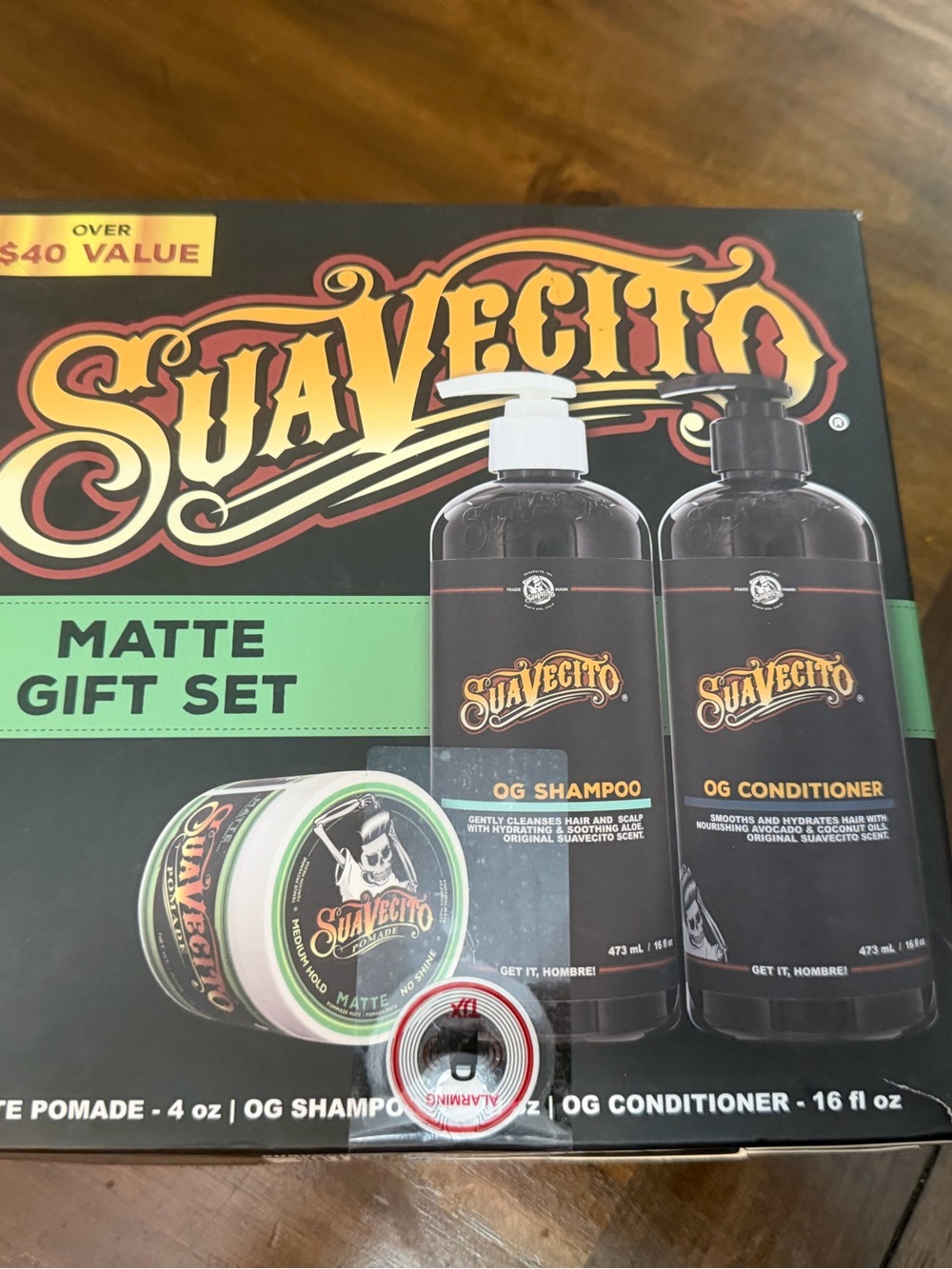 Suavecito gift set suavecito pomade pomade shampoo & conditioner brand new